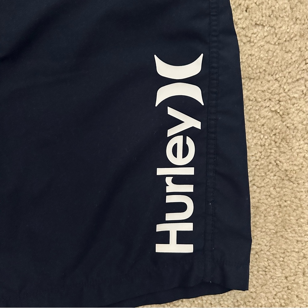 Hurley Men’s Board‎ shorts Swim Trunks Size 38 in Navy EUC - Picture 4 of 8